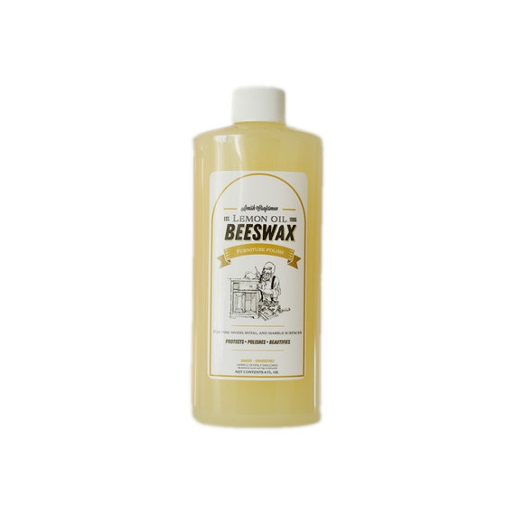 Lemon Oil Beeswax Furniture Polish 8 Oz Etsy