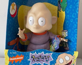 Vintage Applause Nickelodeon Dil Pickles Rugrat Puppe 1998. In Original Box