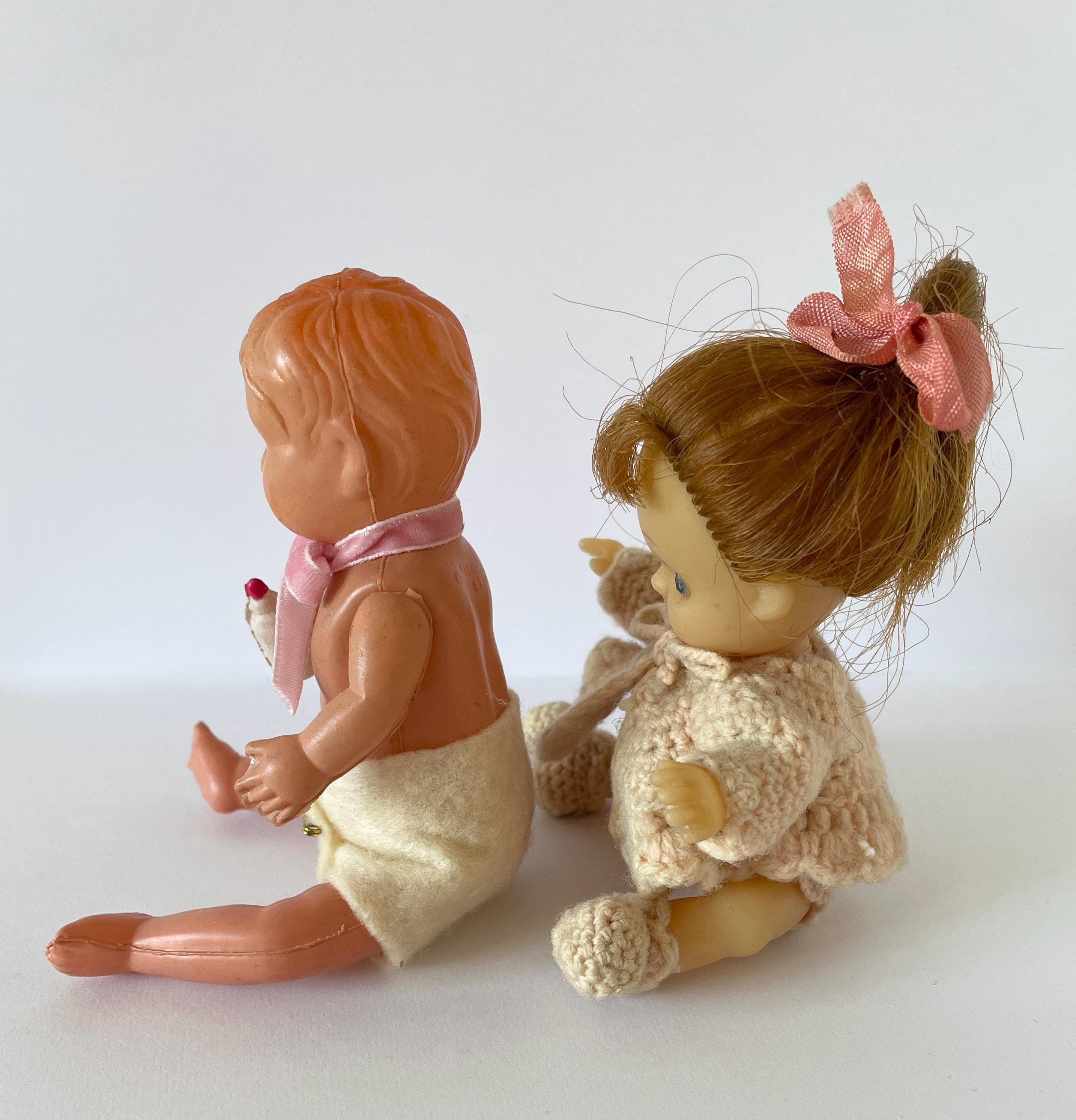 Vintage Celluloid & Rubber Baby Dolls: 1940s Occupied Japan