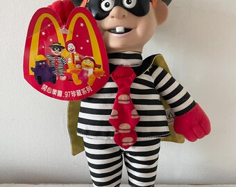 Vintage Mcdondald's Hamburglar Toy 1997 - Etsy