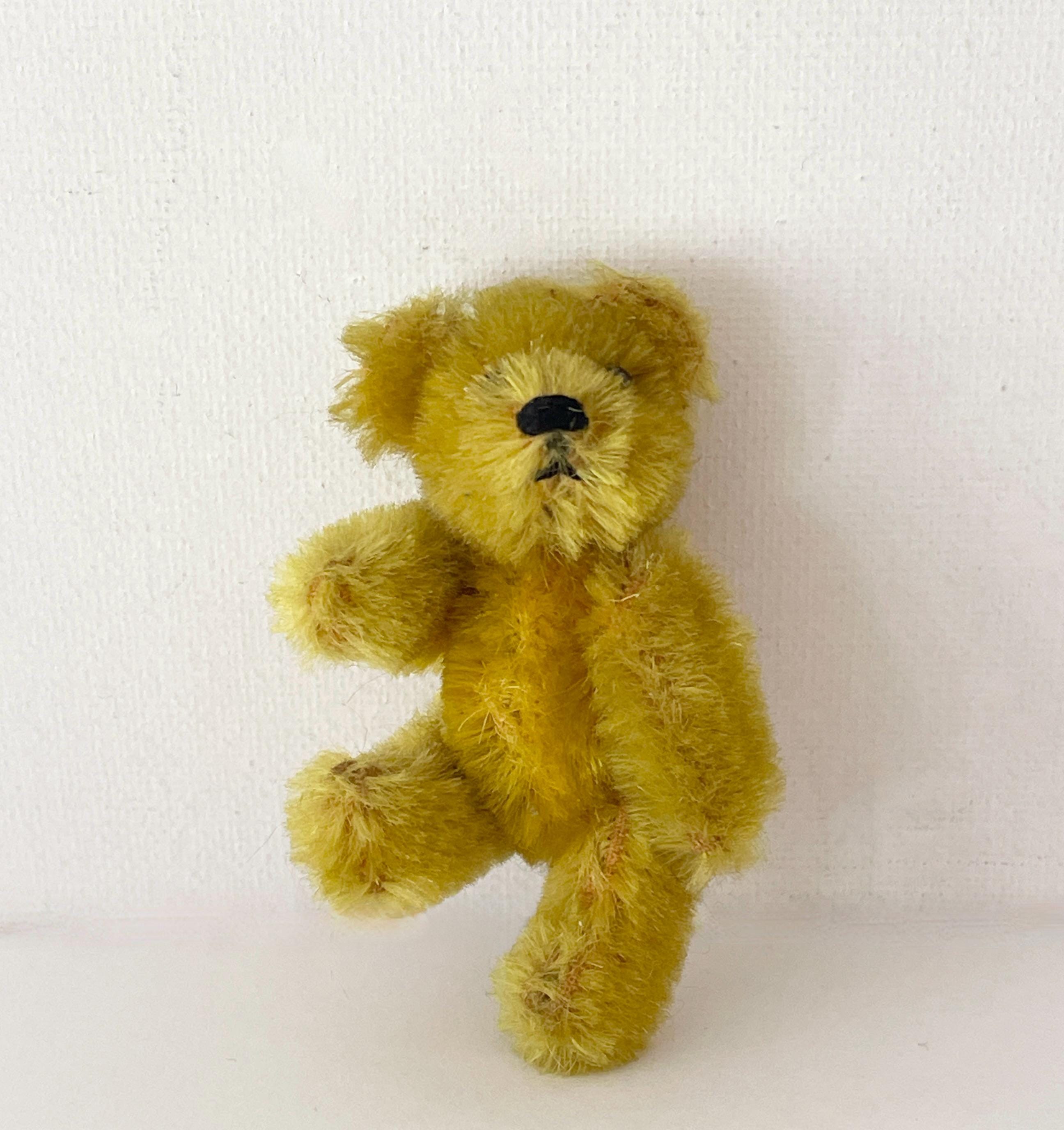 シュコー　イエローテディベアー　西ドイツ　ヴィンテージ　アンティーク　置物 Schuco bear - Etsy 日本