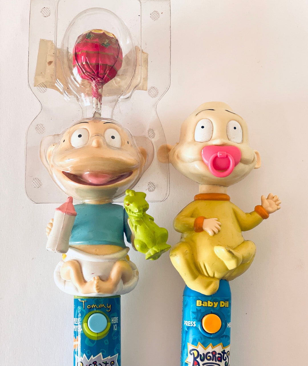Vintage Tommy and Dil Rugrats Spin Pop Candy Nickelodeon 1990s - Etsy