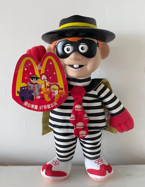 Vintage Mcdondald's Hamburglar Toy 1997 - Etsy
