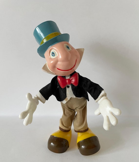 Walt Disney Jiminy Cricket Marx Twistable Vintage Toy 1960s - Etsy