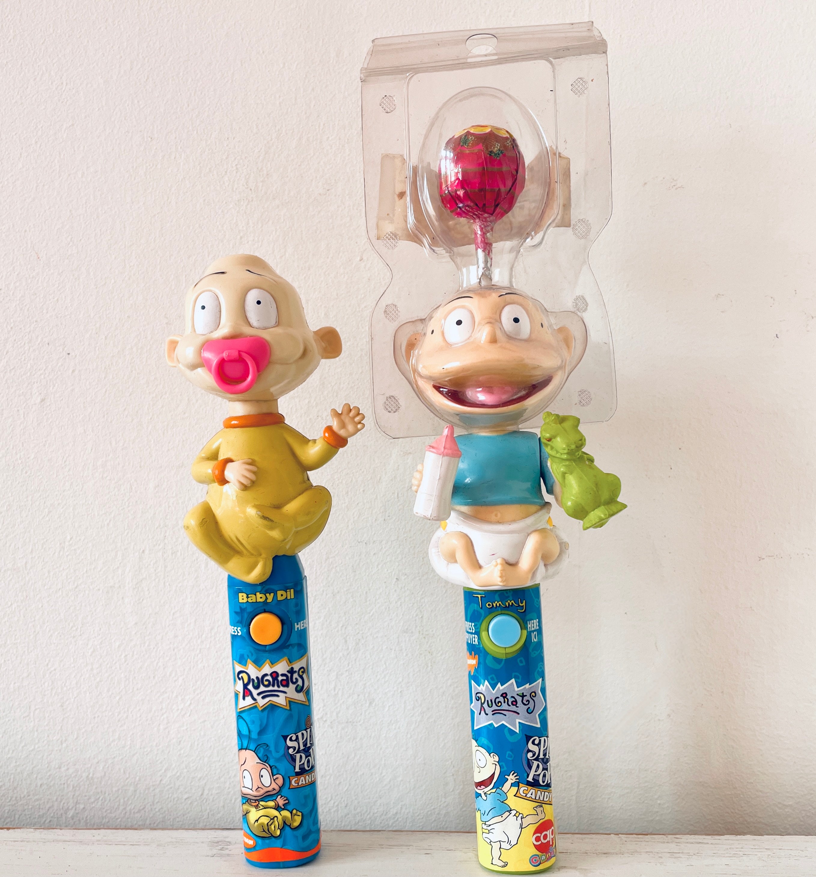 Vintage Tommy and Dil Rugrats Spin Pop Candy Nickelodeon 1990s - Etsy