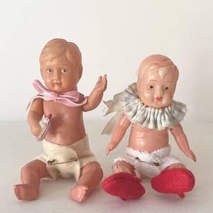 ◆1950年代 日本製◆硬化セルロイド製 女の子/男の子インディアン人形 二体 1940年代日本製、ヴィンテージのセルロイド製赤ちゃん人形2体 - Etsy 日本