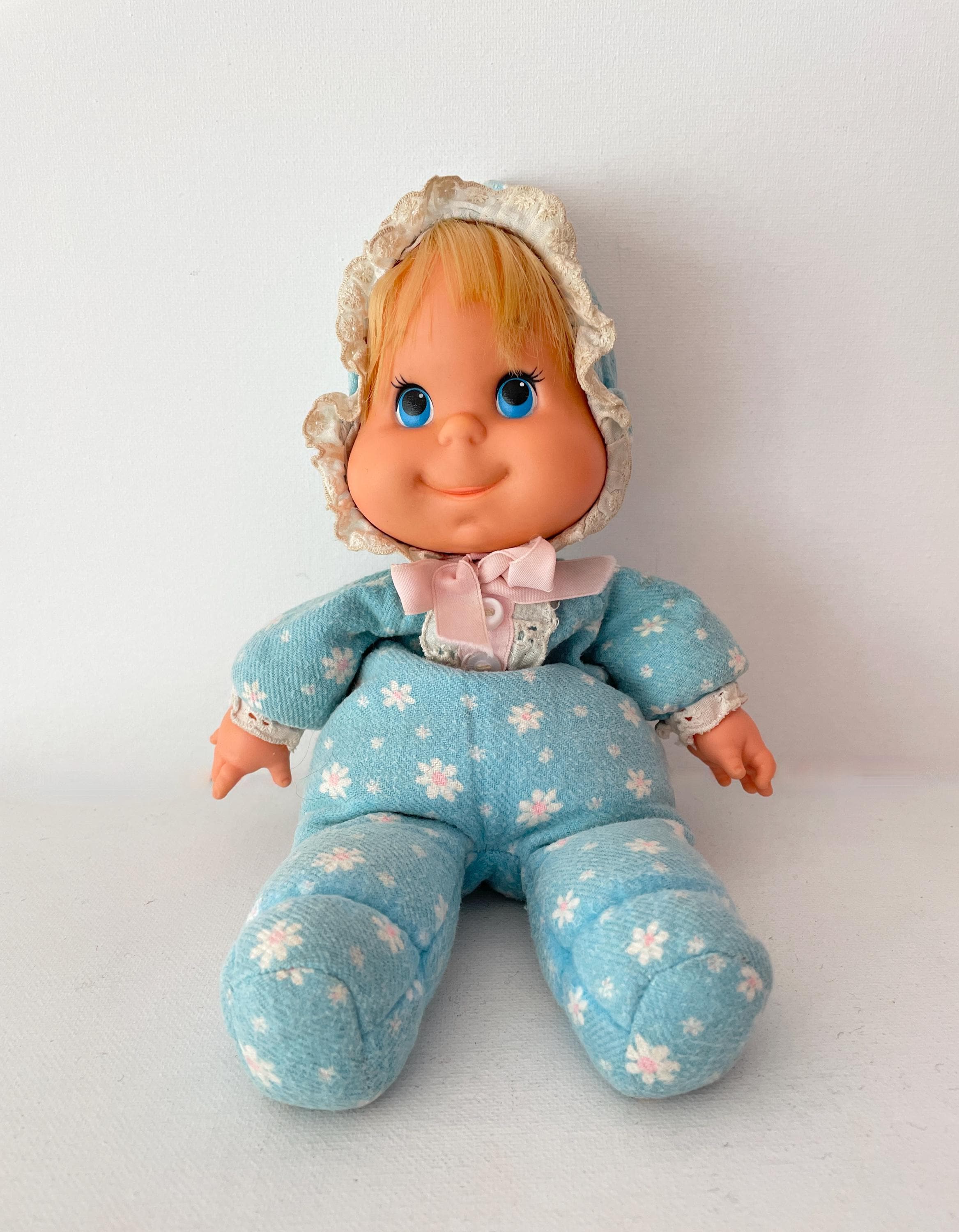 Vintage talking Baby Beans doll Mattel 1970s.