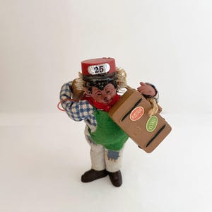 Vintage Steiff Mecki hedgehog porter figure 1970s