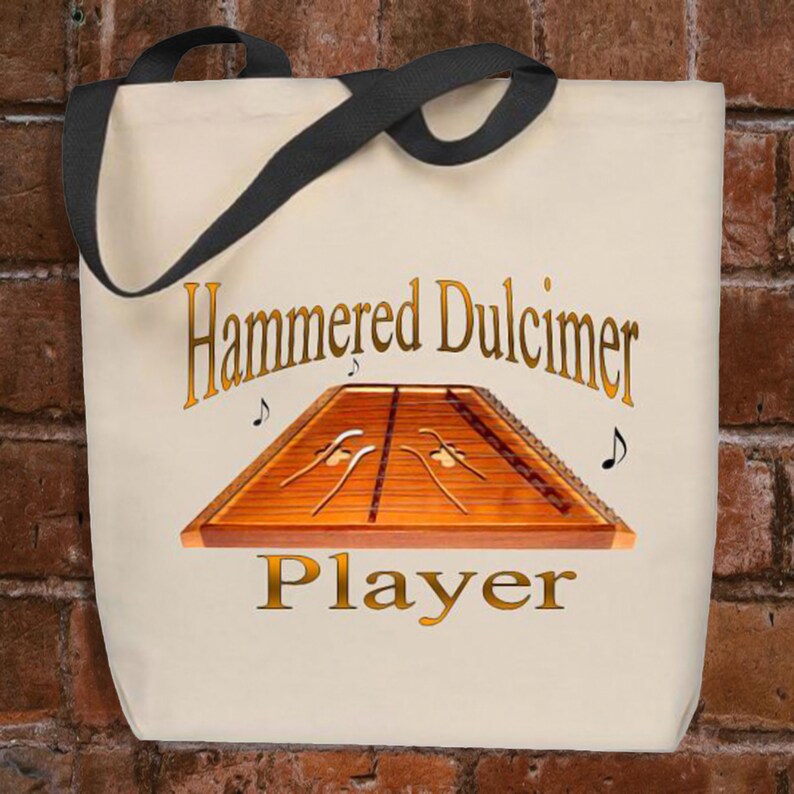 Hammered Dulcimer Player Tote Bag Personalized Etsy