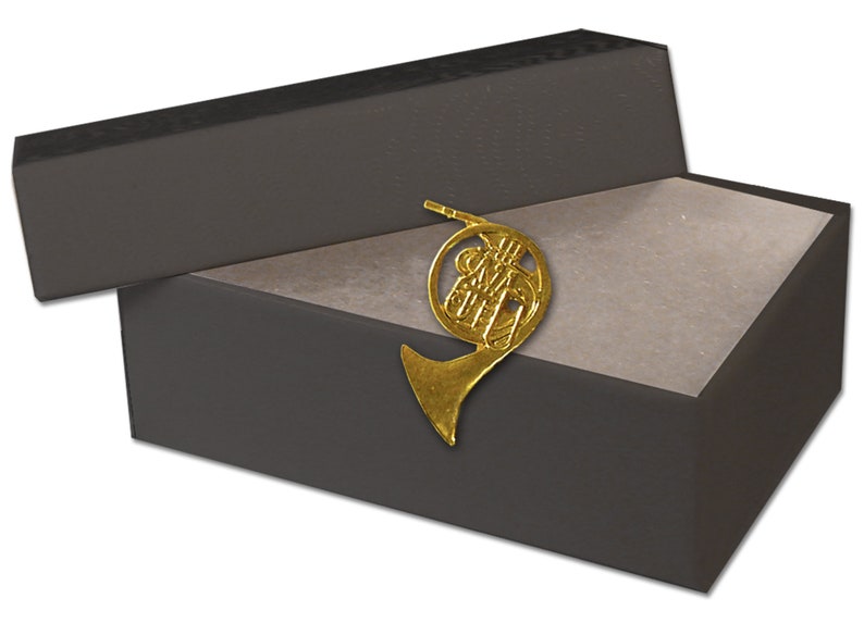French Horn Tie Tack image 1
