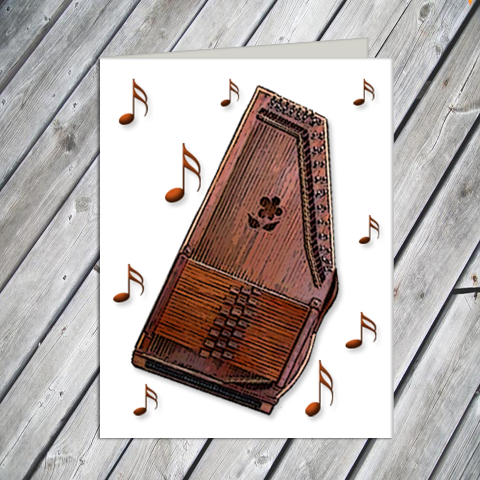 Autoharp Note Cards Etsy