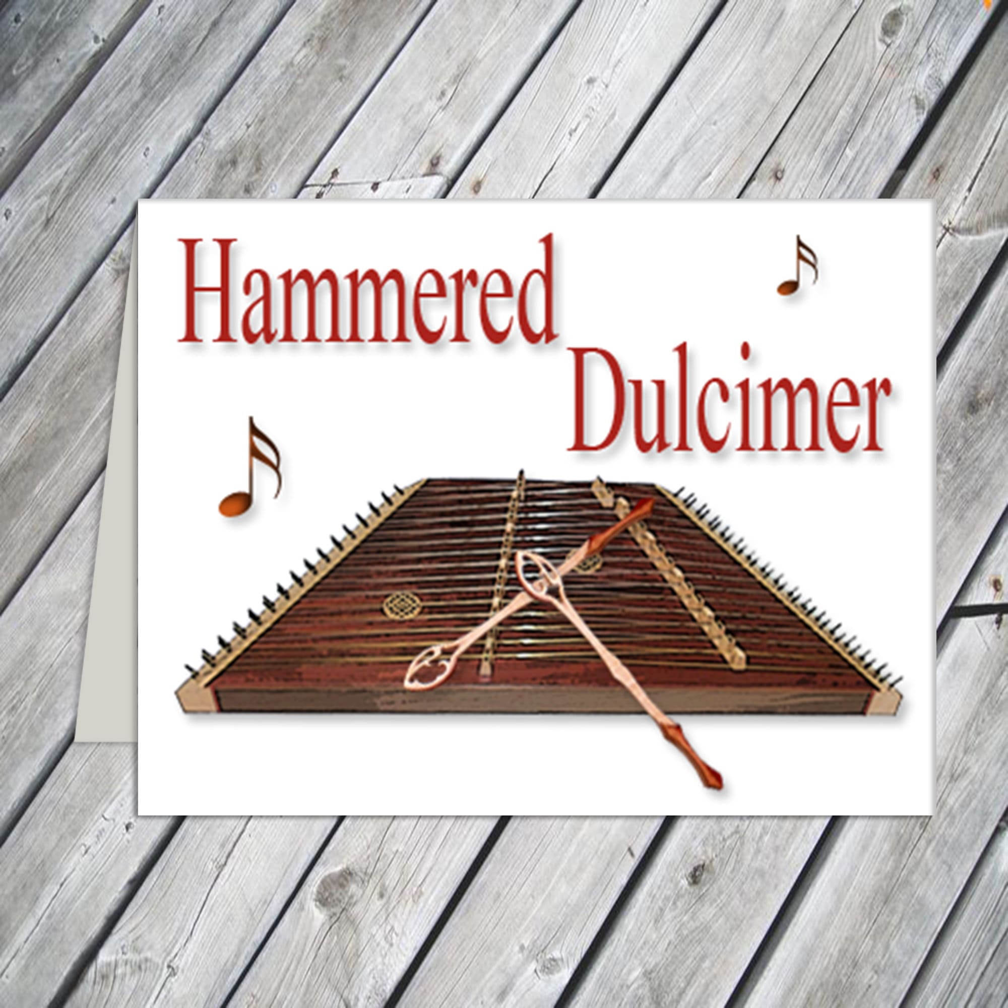 Hammered Dulcimer Note Cards Etsy