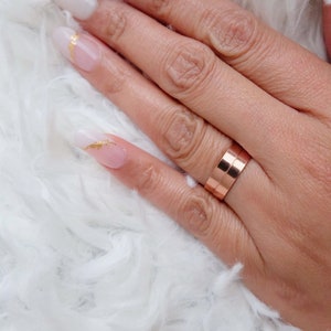 Wide Band Ring Gold Filled Stacking Ring
