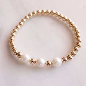 Perlenarmband mit Gold Filled Perlen