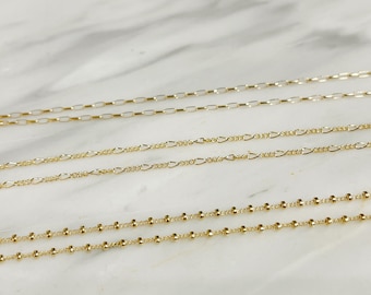 Minimalist chain necklace collection