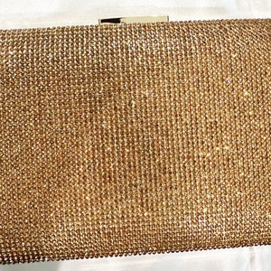New Gold Crystal  Evening Bag