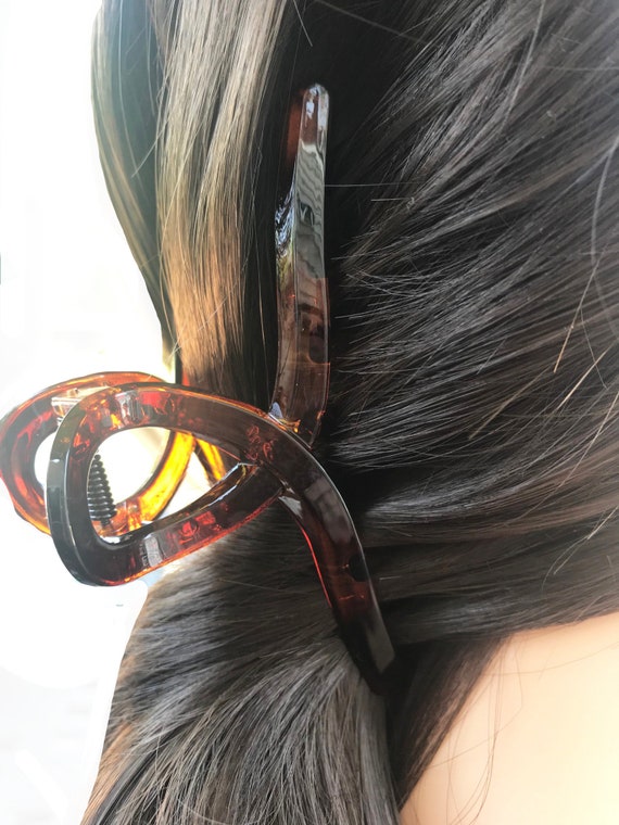 New Large 4 1/2'' L High Quality Tortoiseshell Hair Claw Clip - Etsy