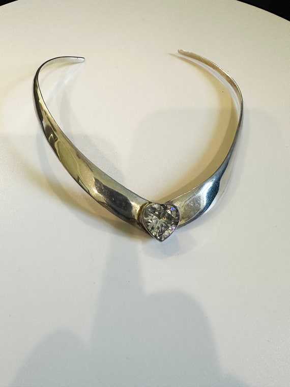 Estate Vintage Adjustable Solid Sterling Silver W… - image 4