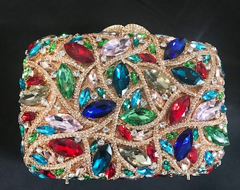 clutch pedras coloridas