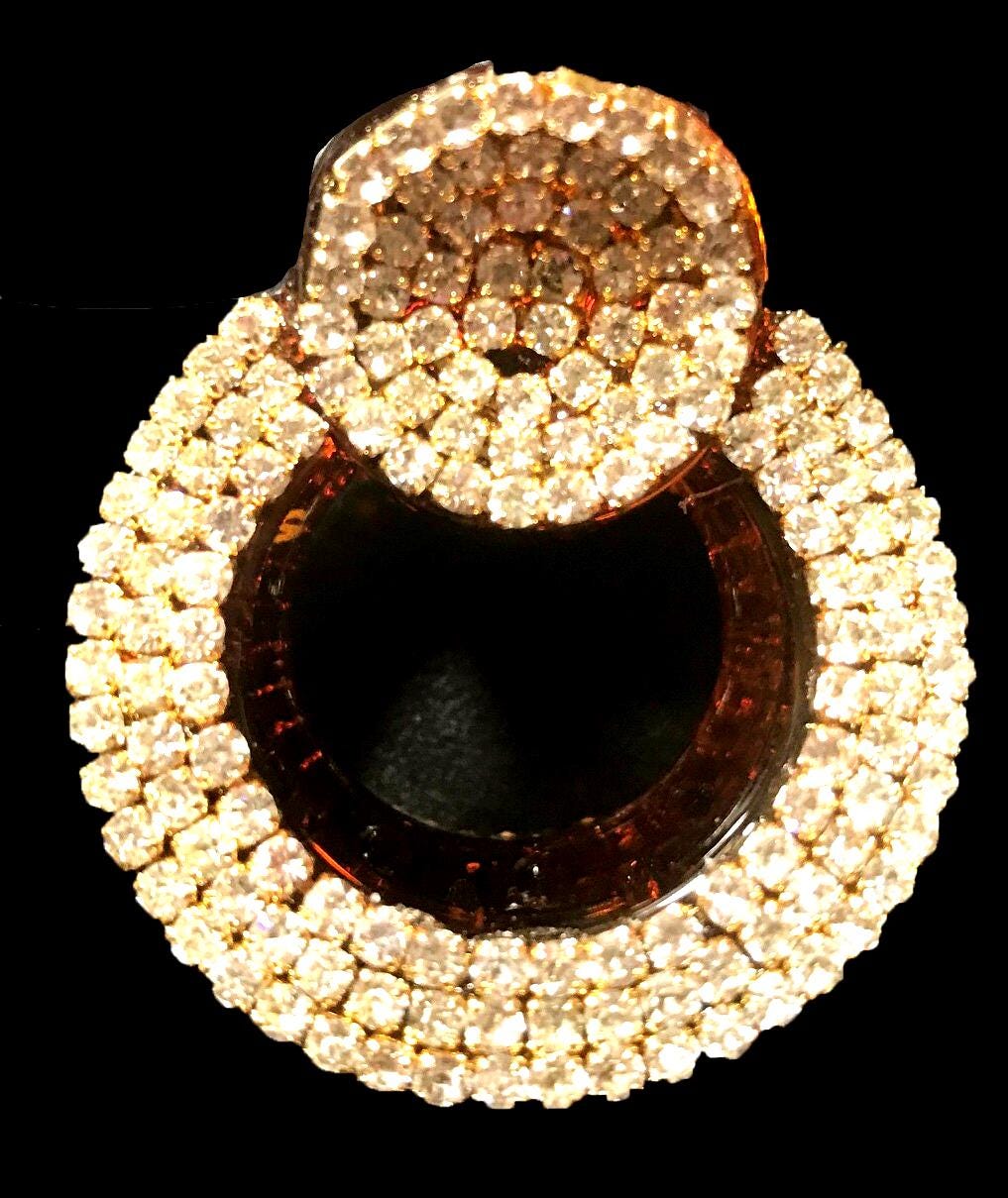 Sparkling Rhinestone Claw Clip Hair Accessory‎ Red Tortoise Shell Finish Personalized Rhinestone Name Hair Clip Claw Customized Gift  main image 2