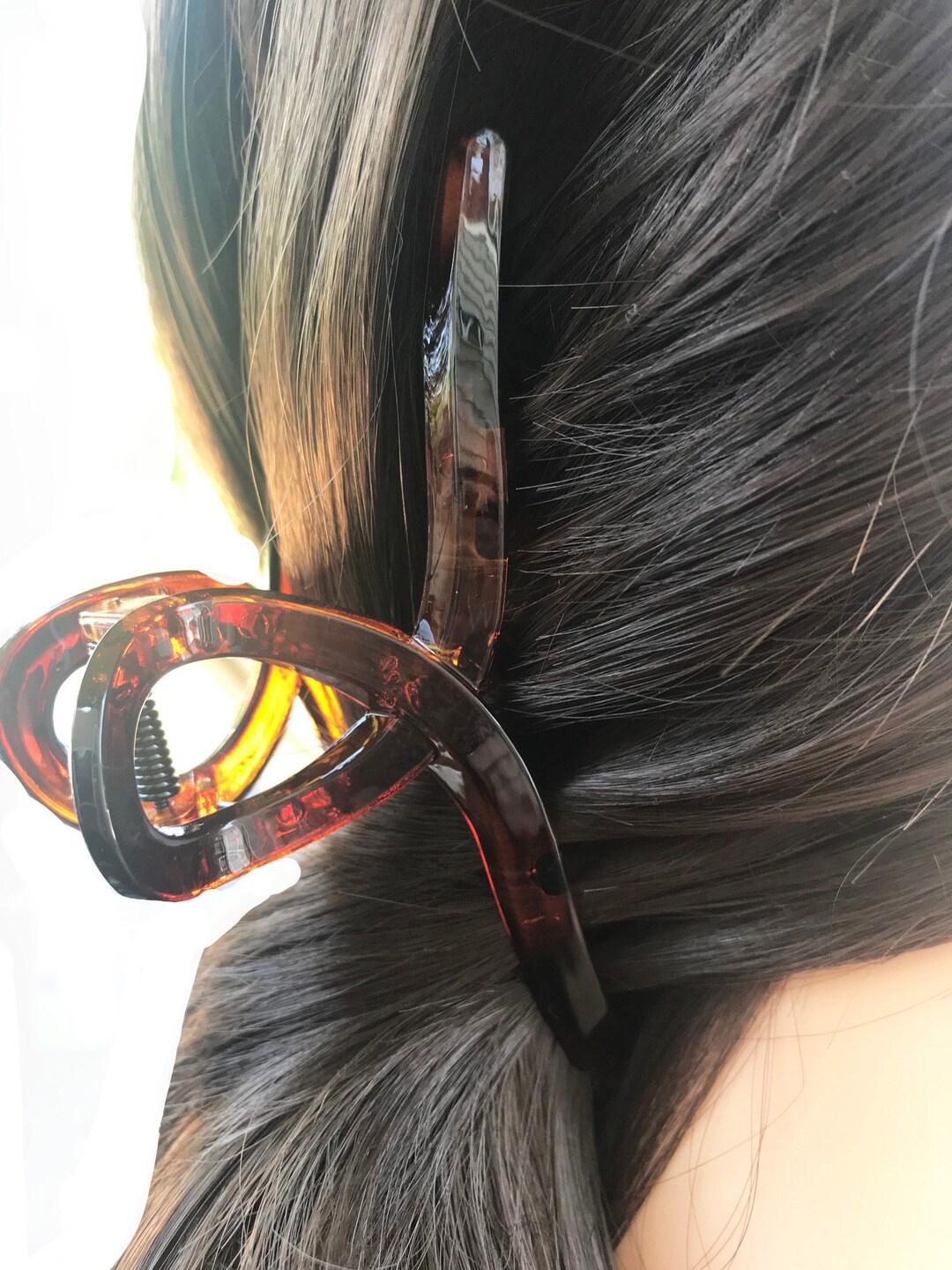 New Large 4 1/2'' L High Quality Tortoiseshell Hair Claw Clip - Etsy