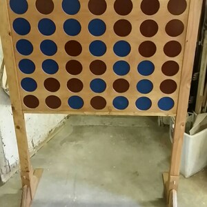 Giant Homemade 4 in a Row Game - Finished With Catch Trough - Etsy