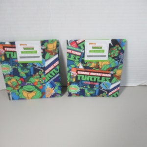 Teenage Mutant Ninja Turtles Comics   you get 2 fat quaters 18 by 22 each that  is cotton fabric that has all the turtles.