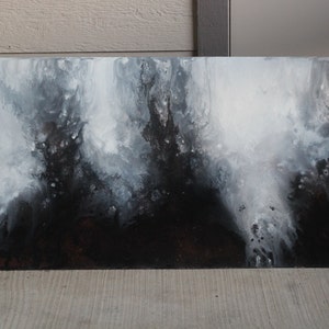 Kilauea - 24x48 - Original abstract fluid acrylic painting by Cory Heiple