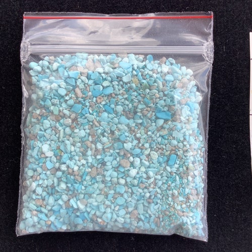 Turquoise Crushed and Screened Inlay Material Stone for Crafts Etsy