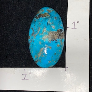 Kingman turquoise cabochon