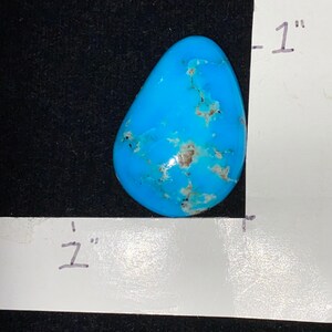 Kingman turquoise cabochon