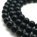 Natural Black Agate Beads Grade A 4∼16mm Strand 15.5"-38cm Black Onyx Beads Natural Agate Natural Onyx Black Beads Black Mala Agate Mala 8mm