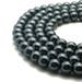 Natural Black Hematite Beads Grade AA 4∼10mm Strand 15.5"-38cm Natural Hematite Grade AA Hematite Mala Hematite