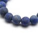 8mm Natural Frosted Lapis Lazuli Beads Round 8mm Lapis Lazuli 8mm Lapis 8mm Beads Blue Lapis Stone Lapis Lazuli Stone Blue