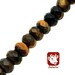8x5mm Faceted Abacus Tiger Eye Beads, Abacus Tiger Eye, Tiger Eye, Tiger Eye Beads, Beads, Abacus