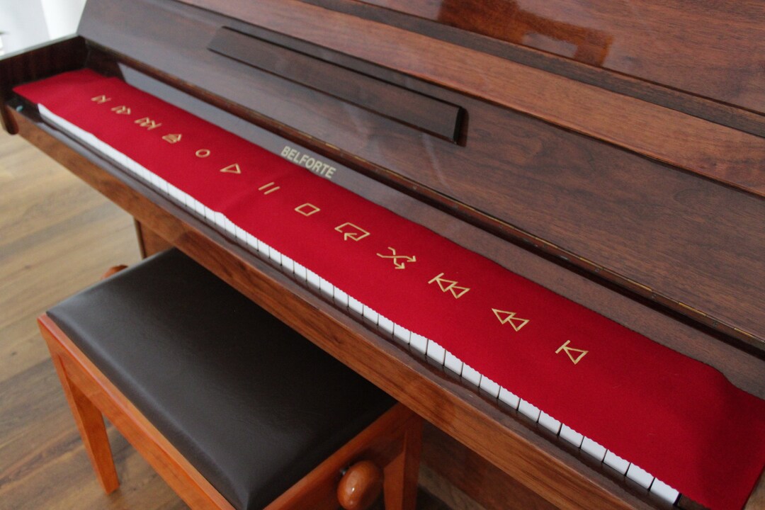 Piano Runner Key Runner Keyboard Cover for Piano Keytop Etsy UK