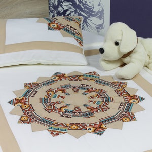 Baby blanket with pillow, patchwork blanket birth blanket
