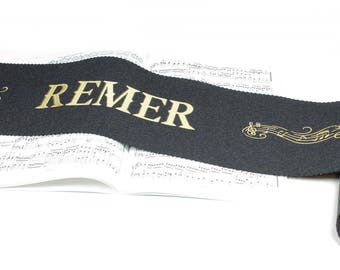 Klavierläufer Keyboard runner Keyboard cover for piano Keyboard ceiling embroidered 100% wool individualized according to your wishes 105