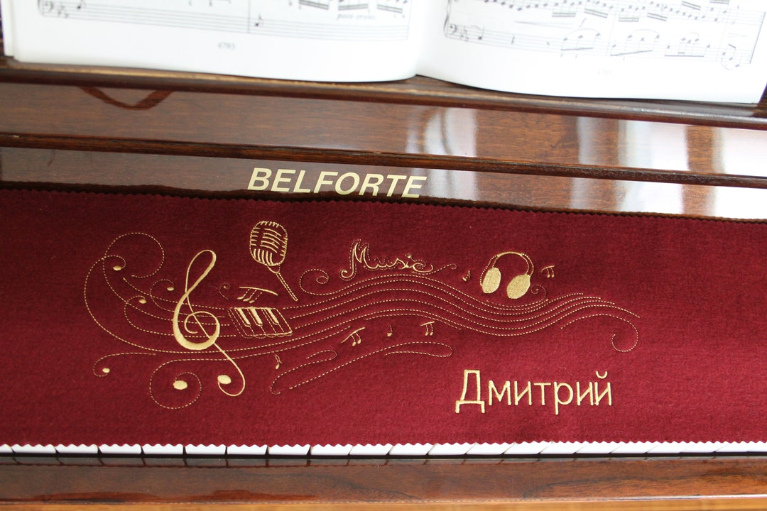 Individualized Piano Runner Keyboard Runner for Piano Keyboard Etsy