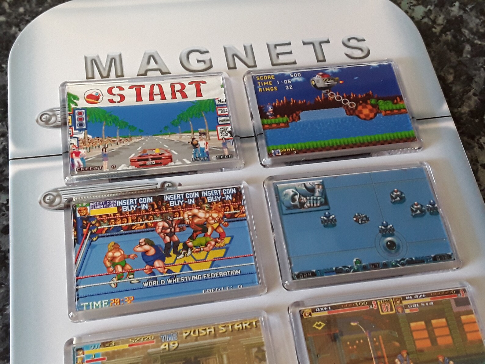 Retro Gaming Fridge Set. Gift Idea. Arcade Computer Etsy