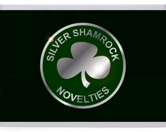 Silver Shamrock Novelties Fridge Magnet. Inspired by Halloween 3
