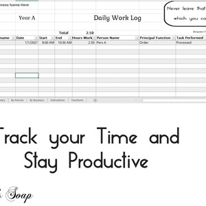 Daily Work Activity Log Excel Template – DWALET1121