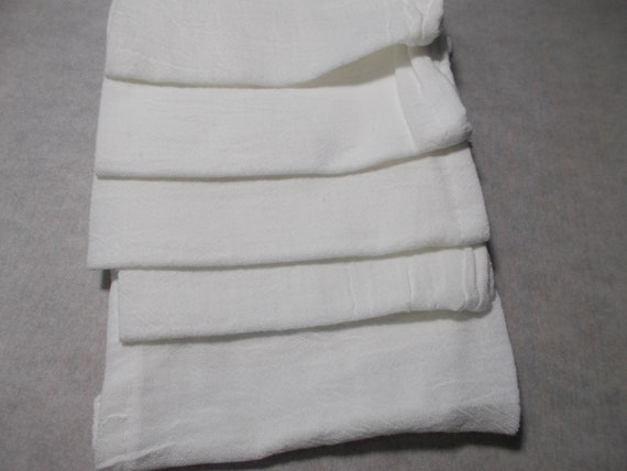 White Flour Sack Dishtowel (Set of 5)