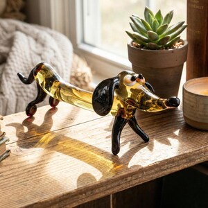 ダックスフントの置物、ダックスフントのギフト - 犬のメモリアル