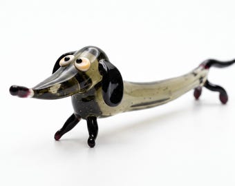 ダックスフントの置物、ダックスフントのギフト - 犬のメモリアル