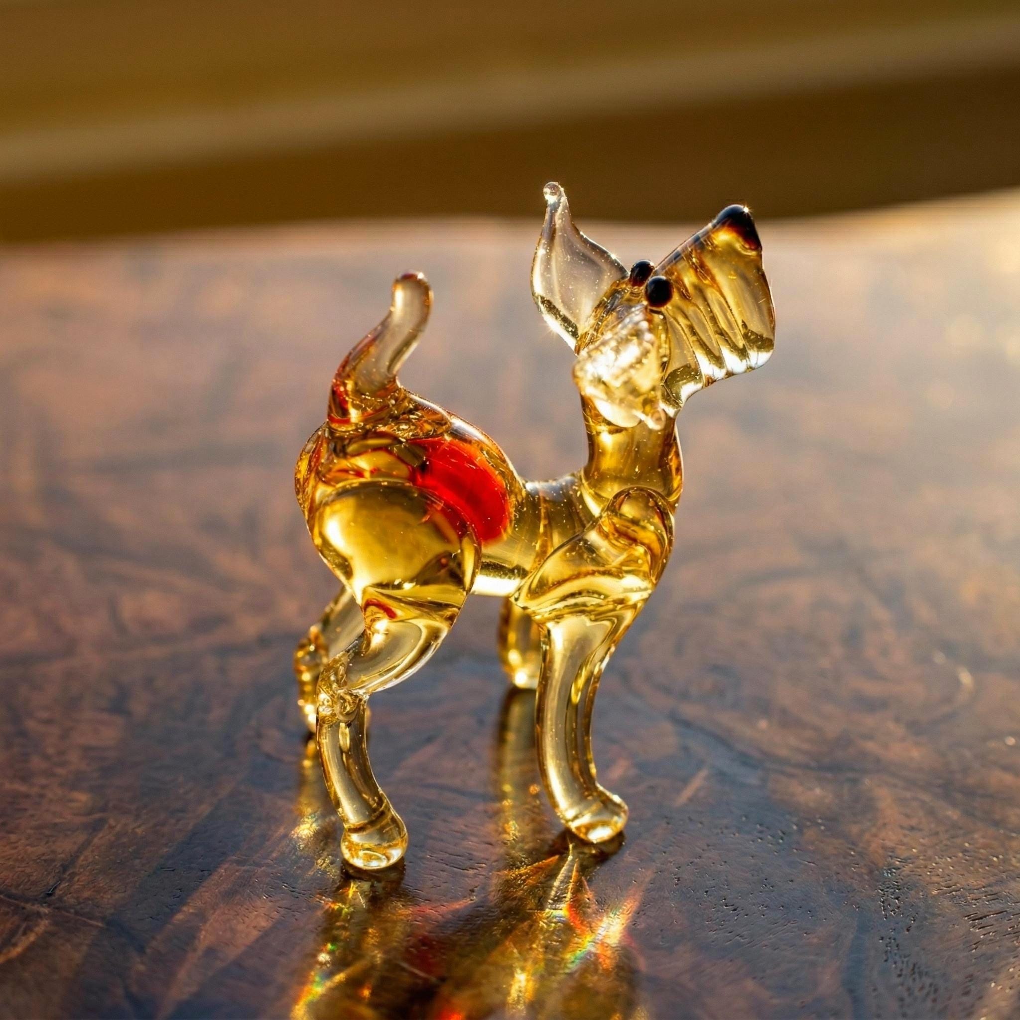 Murano glass dog - Etsy 日本