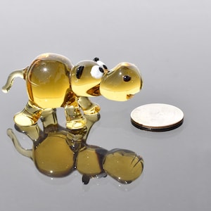Glass whimsical  Hippo. Detailed figurine with a lot of character and personality.  Excellent addition to your glass menagerie collection