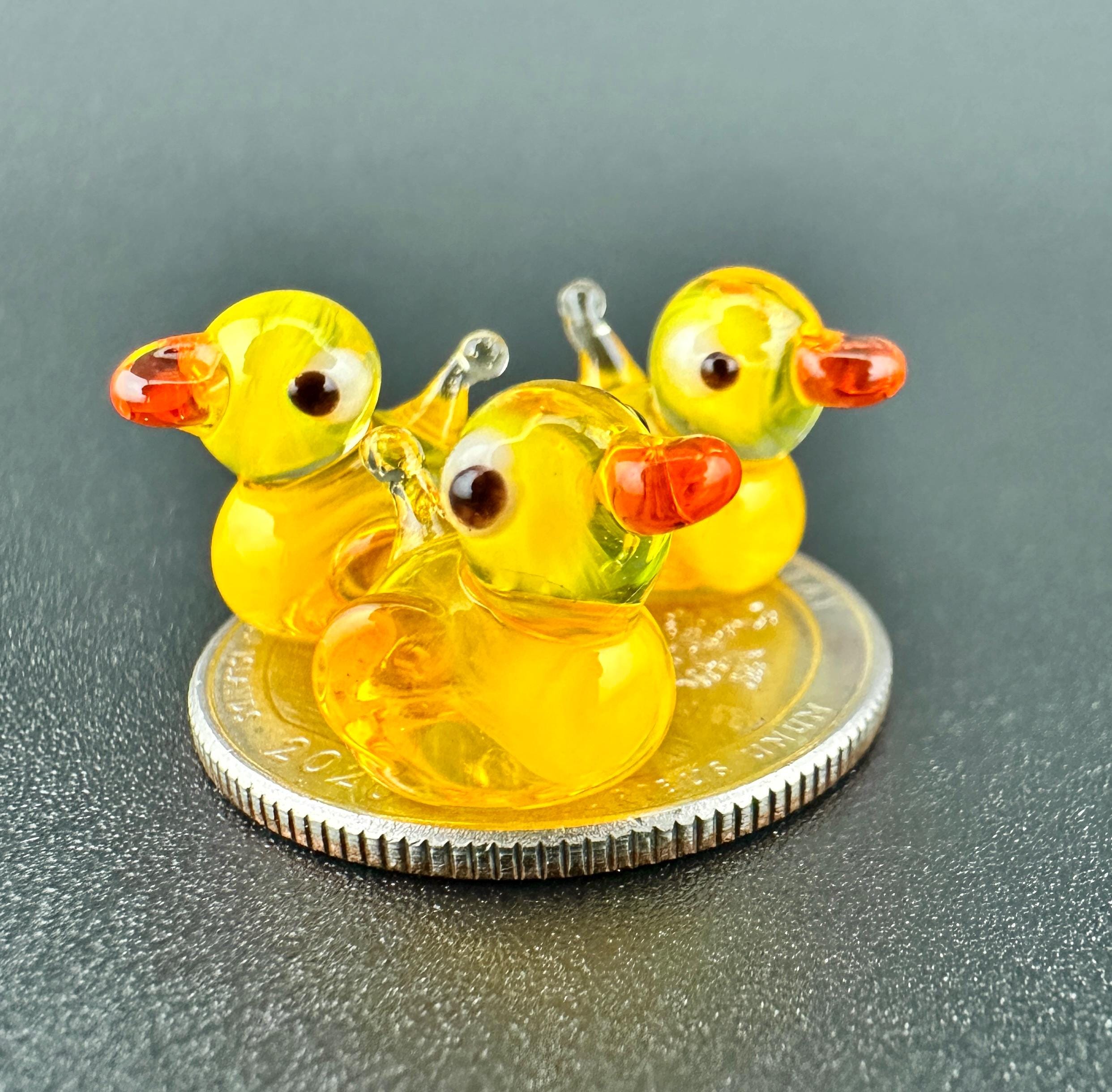 Mini Glass Ducks, Tiny Ducks, Mini Ducks, Cruise Ducks, Duck Gifts