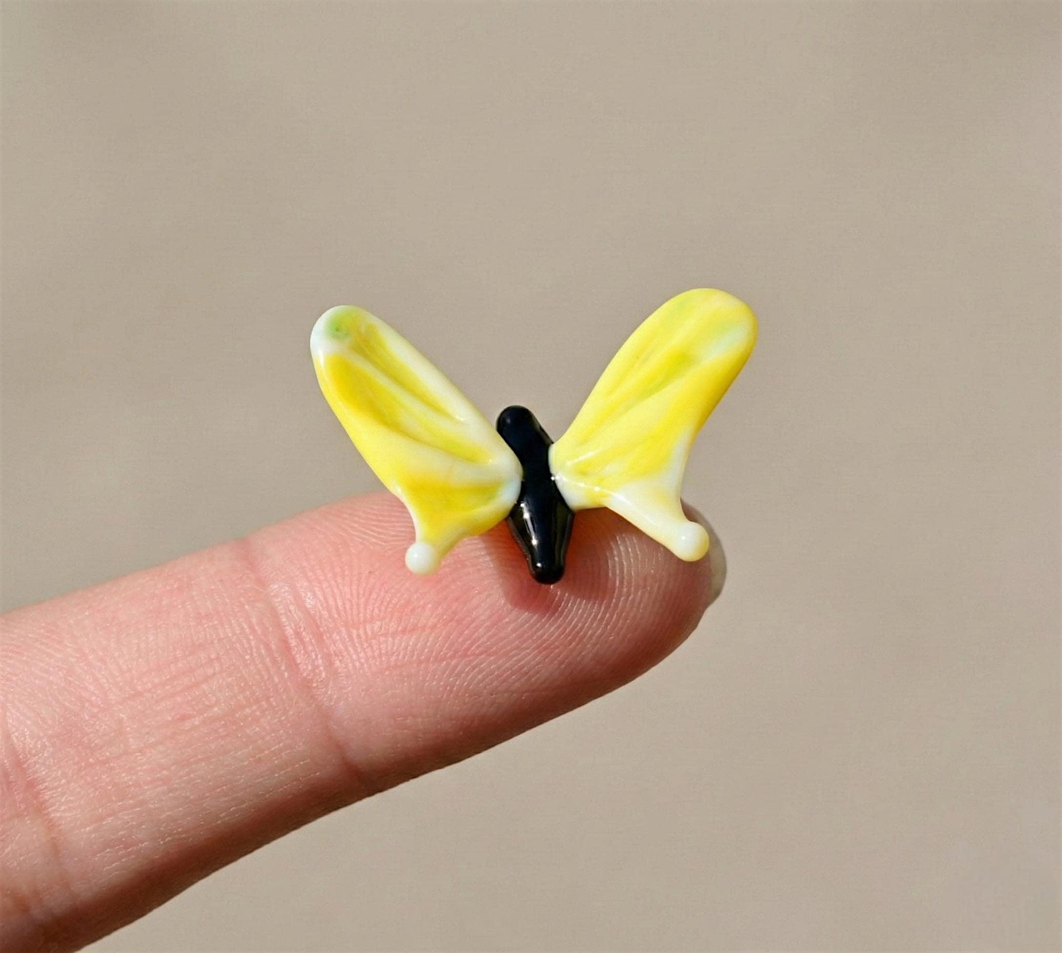 赤いガラスの蝶 • 蝶のギフト • 蝶の装飾 • ミニガラス動物 • ガラス