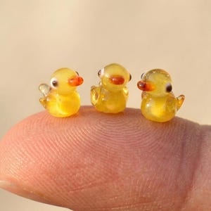 Mini Glass Ducks - Etsy